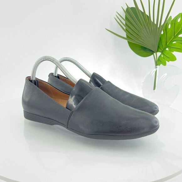 Dansko Womens Larisa Loafer Size 39 8.5 Black Leather Low Heel Slip On Work Shoe - Picture 2 of 15